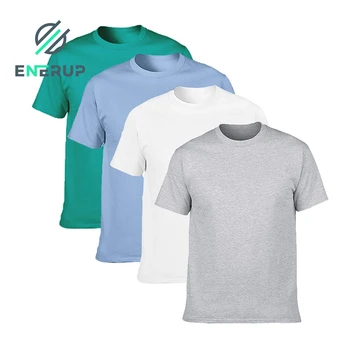 OEM/ODM Hygroscopic Heat Dissipation Sport Breathable Men's 100% Cotton Short Sleeve Custom T Shirt