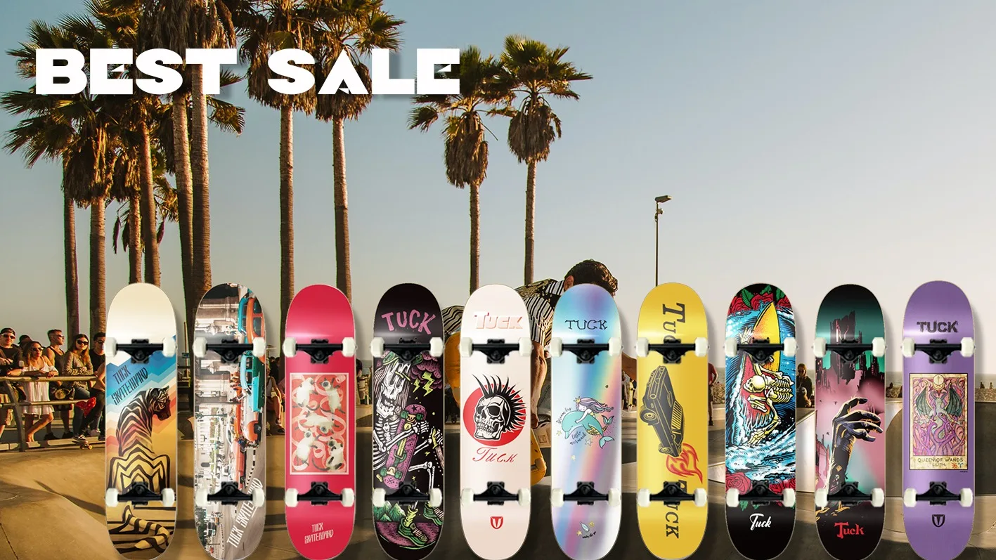 Tuck Manufacturer Professional Skateboard Custom Complete Skateboards