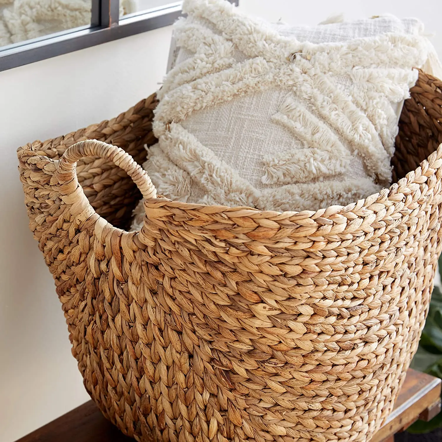 Wholesale Best Price Natural Water Hyacinth Laundry Baskets ...