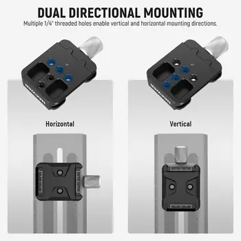 NEEWER Arca Type Quick Release Clamp for DSLR Camera and Mirrorless Camera, Compatible with DJI Ronin S/SC ZHIYUN Crane Series detail image