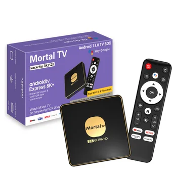Mortal T3 RK3528 Android 13.0 TV Box - 8K HD Streaming with WiFi 6
