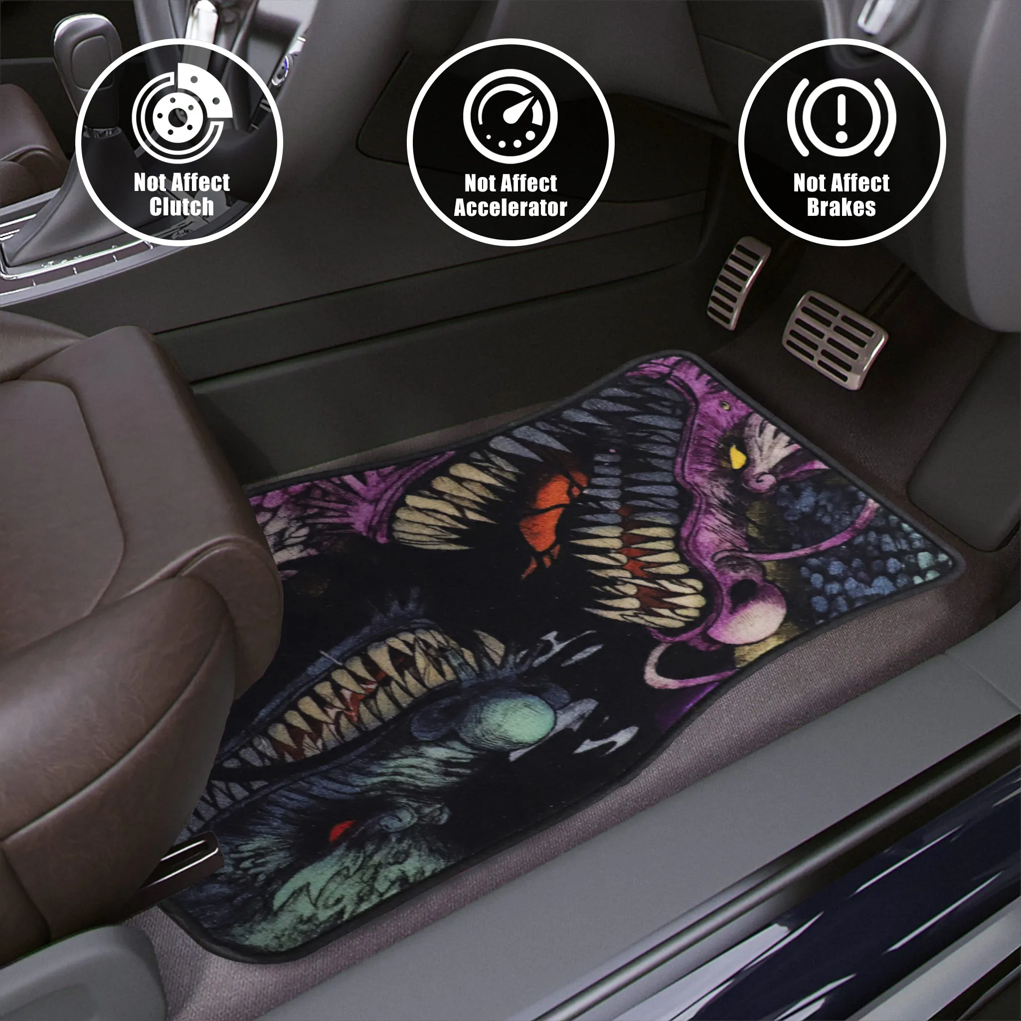 Car Mat Nylon Custom Design OEM Cartoon Modern Car Floor Mat