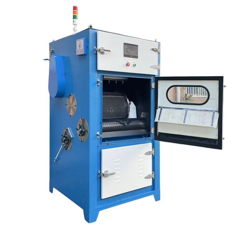 Crawler Burr Deflashing Sand Blasting Machine Automatic Tumble Belt Small Deburring Sand Blasting Machine