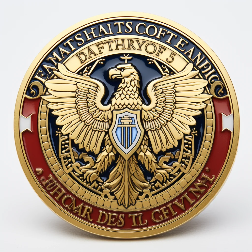 Fast Delivery Custom Commemorative Coin Maker Antique Gold Plated Souvenir 3D Die Cast Design Hollow Challenge Coin
