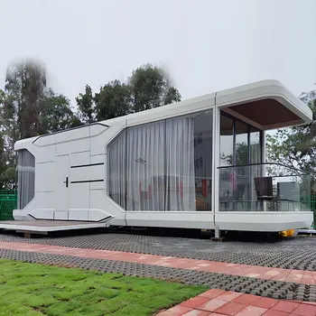 Luxury high quality holiday farm mobile tiny house prefabricated capsule house supplier