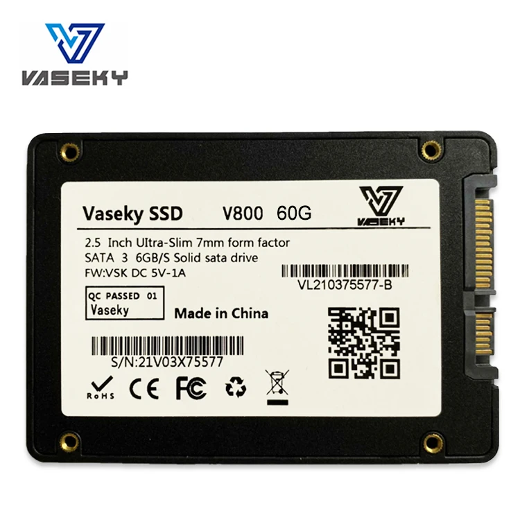 Vaseky 2.5inch SATA 3 Internal SSD - Fast & Reliable Storage