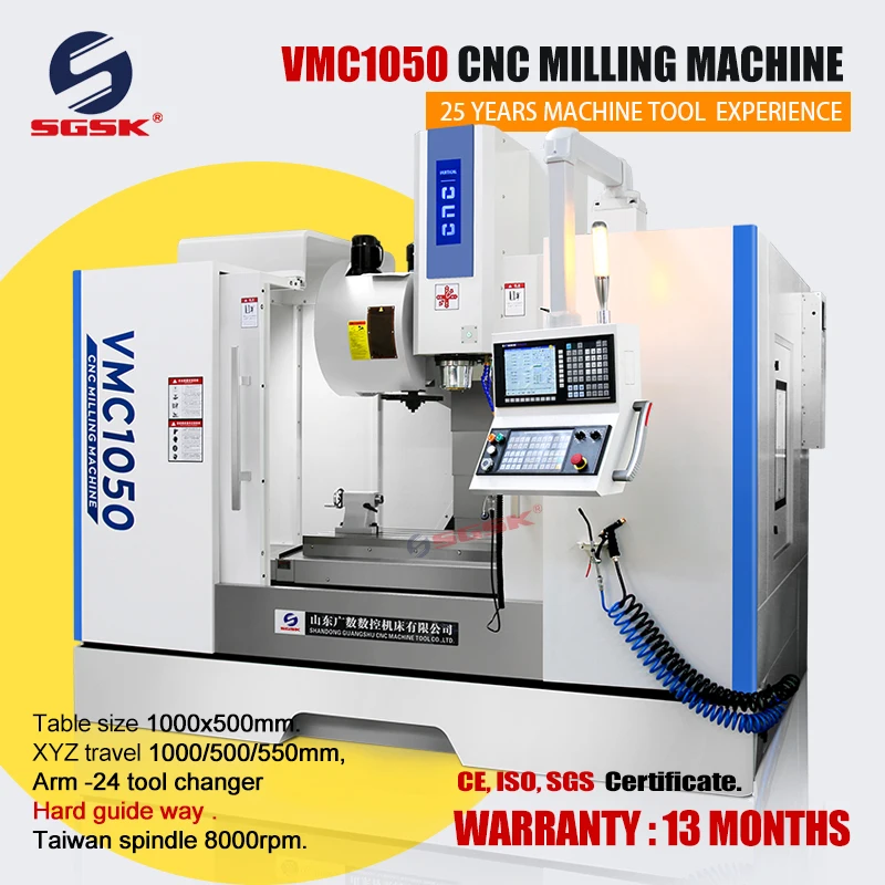 Cnc Milling Machine Center Cnc Metal Machining Center Mitsubishi Controller Vmc Machine VMC850 CNC Vmc Machine Price