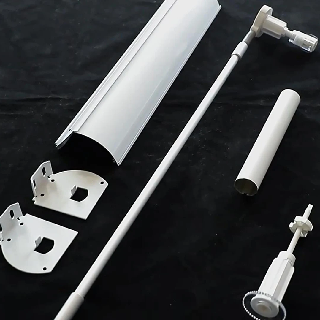 Cordless Zebra Blinds Automatic Down Components Accessories Parts Finished Zebra Blinds