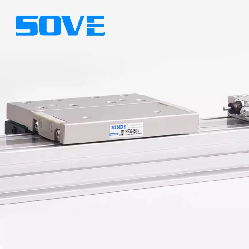 SOVE High Quality Replacement for Festo Suzhou Linear Guide DGP Mechanical Rodless Pneumatic Cylinder DGPL18-25-63-80 with Valve