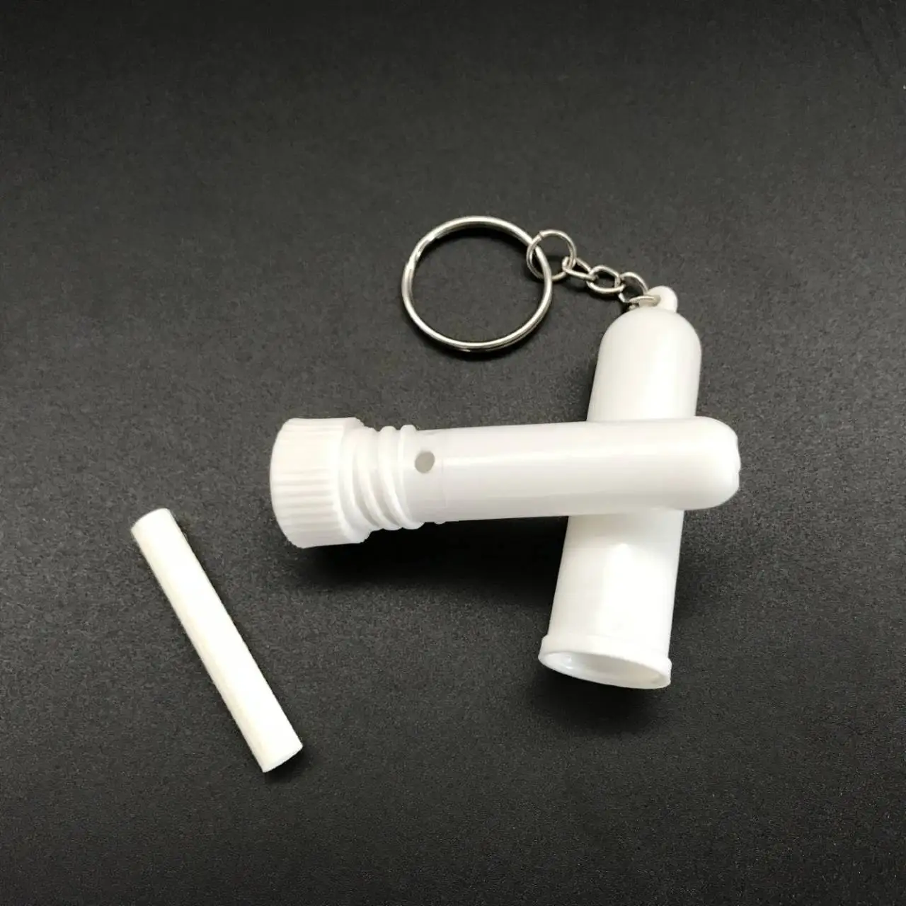 Empty Blank Nasal vapor Inhaler case With Keychain