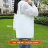 Bolsa blanca vertical de tamaño 34*38*10 [bolsa en blanco]