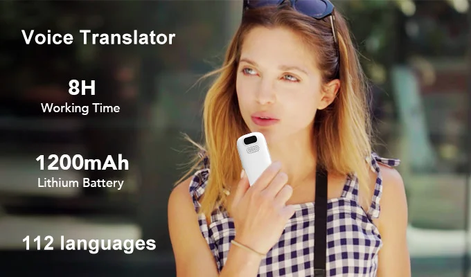 2024 Newest Useful 3.51 Inches Touchable Onscreen Language Translator Smart Translator By Android 8.0 Voice Translation