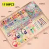 1110pcs childrens hair accessories set-boxed