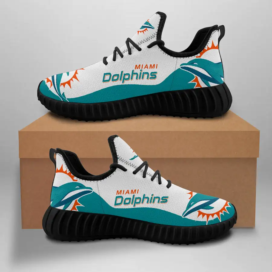 Wholesale 2024 Fall Shoes EVA Cotton Fabric Custom Team Logos Wholesale  Dolphins Designed Unisex football sneakers yeezye running shoes From  m.