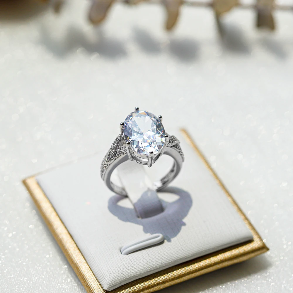 KAKODIY Women's Rings Exquisite Ring Personalized Ring Heart Shape Zircon 925 Sterling Silver Engagement Wedding detail 10