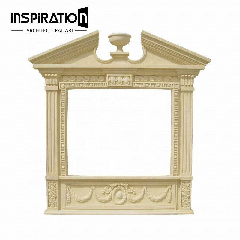 Foshan GFRC Manufacturer Custom Elements of Classical Stone Carving Column Pedestals for Sculptures