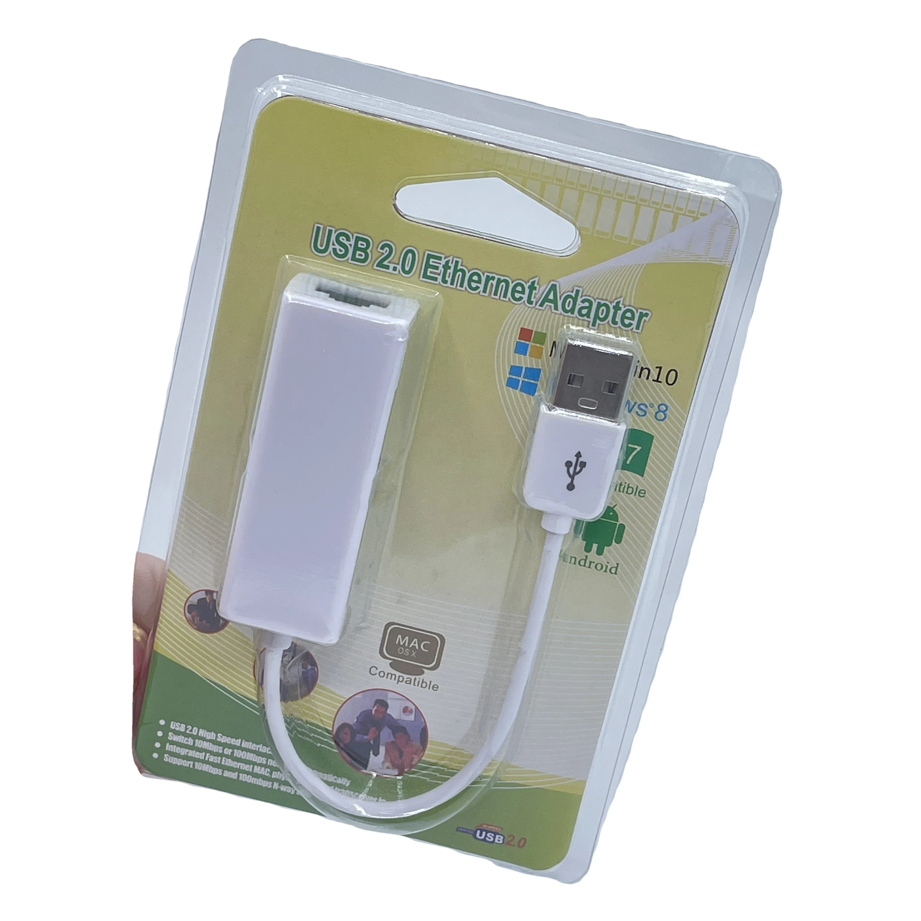 Суперскоростной сетевой адаптер 9700 100 Мбит/с USB 2 0 к RJ45 USB2.0 Ethernet LAN для Windows 10/8/7 ПК