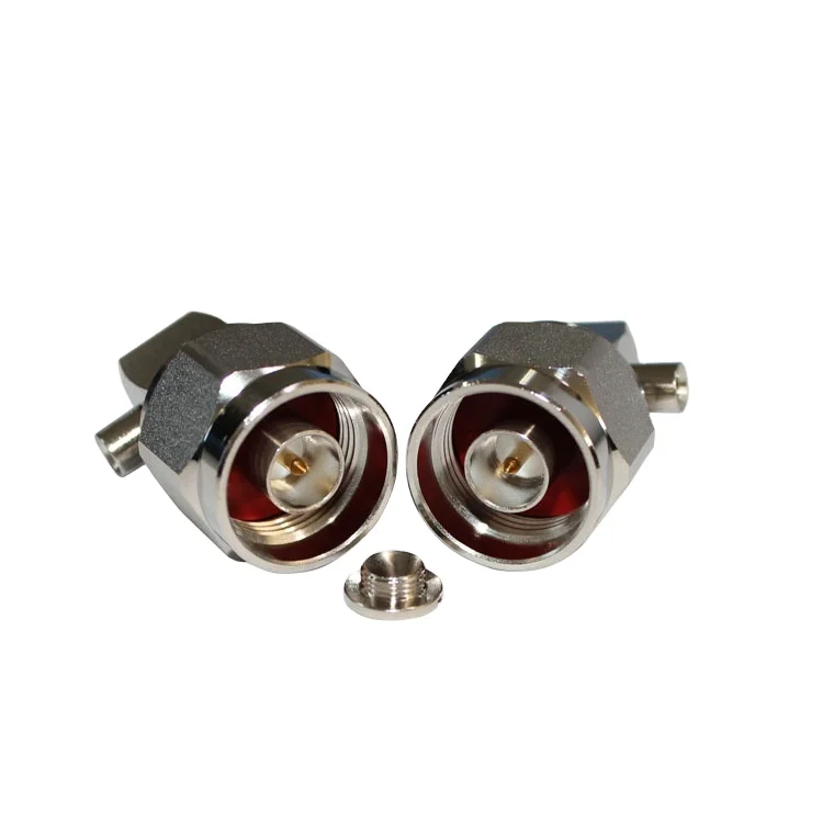 product manufacturer sales n jwb3 rf coaxial connector 50 ohm angle male n connector for rg402 rg141 wire-3