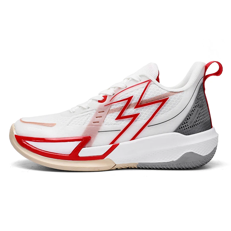 2024 Brand Logo Customize Professional Rebound Soft Men Outdoor Sports Sneakers Colorful Breathable Mesh Women Basketball Shoes