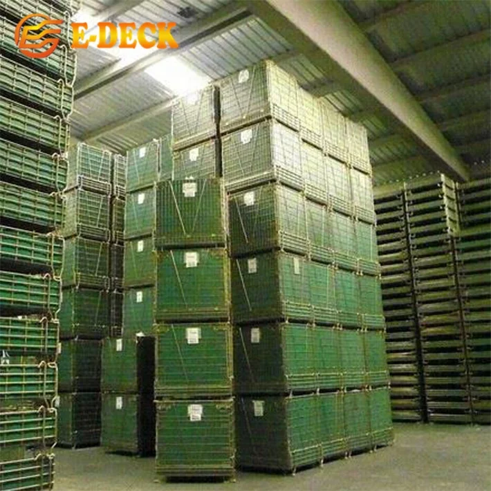 Folding Storage Steel Stack Galvanized Warehouse Collapsible Wire Mesh Container With PP Sheet