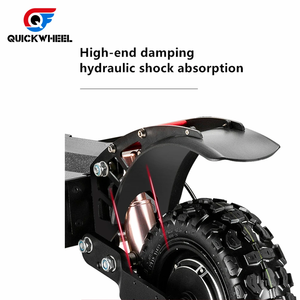 Quickwheel Explorers 11 Inch 5400W Foldable Electric Scooter With Seat Adult 2 Wheel Stand up Electric Scooter Price in India