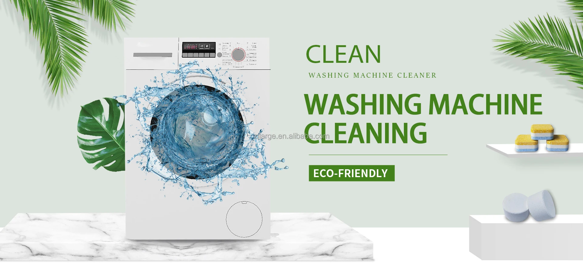 Soap Tablet Descaler Washing Machine Cleaner Effervescent Cleaning