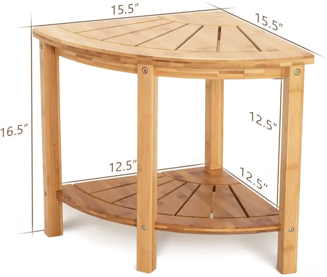 regal bambus bad en.casa Badregal Östra Bambus – Praktisch fürs Badezimmer main image 1
