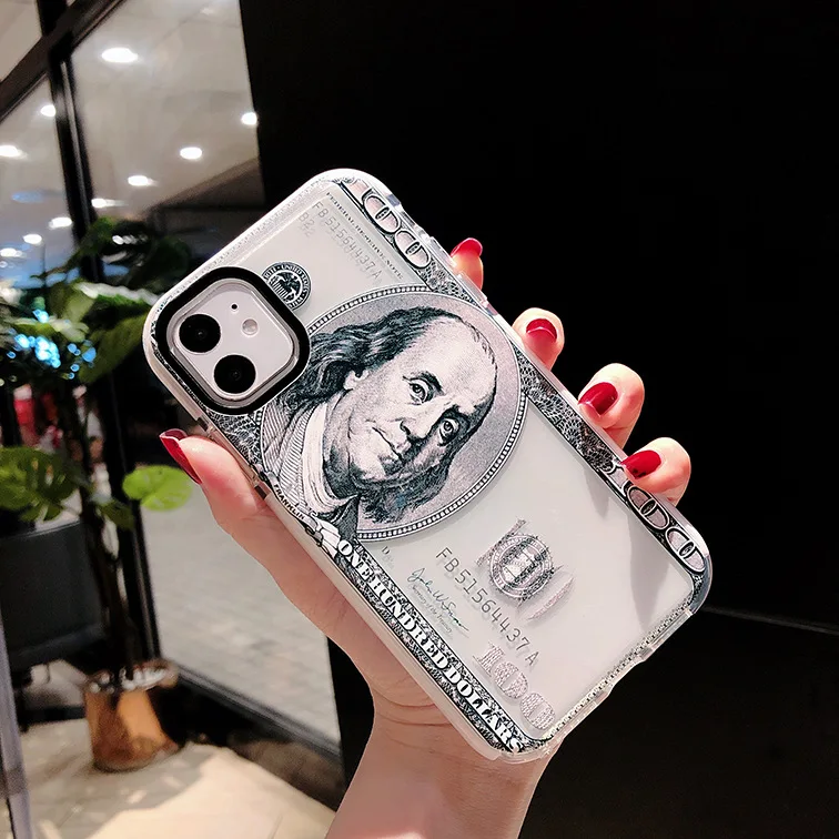 Wholesale New Creative Currency US Dollar Print Phone Case Money