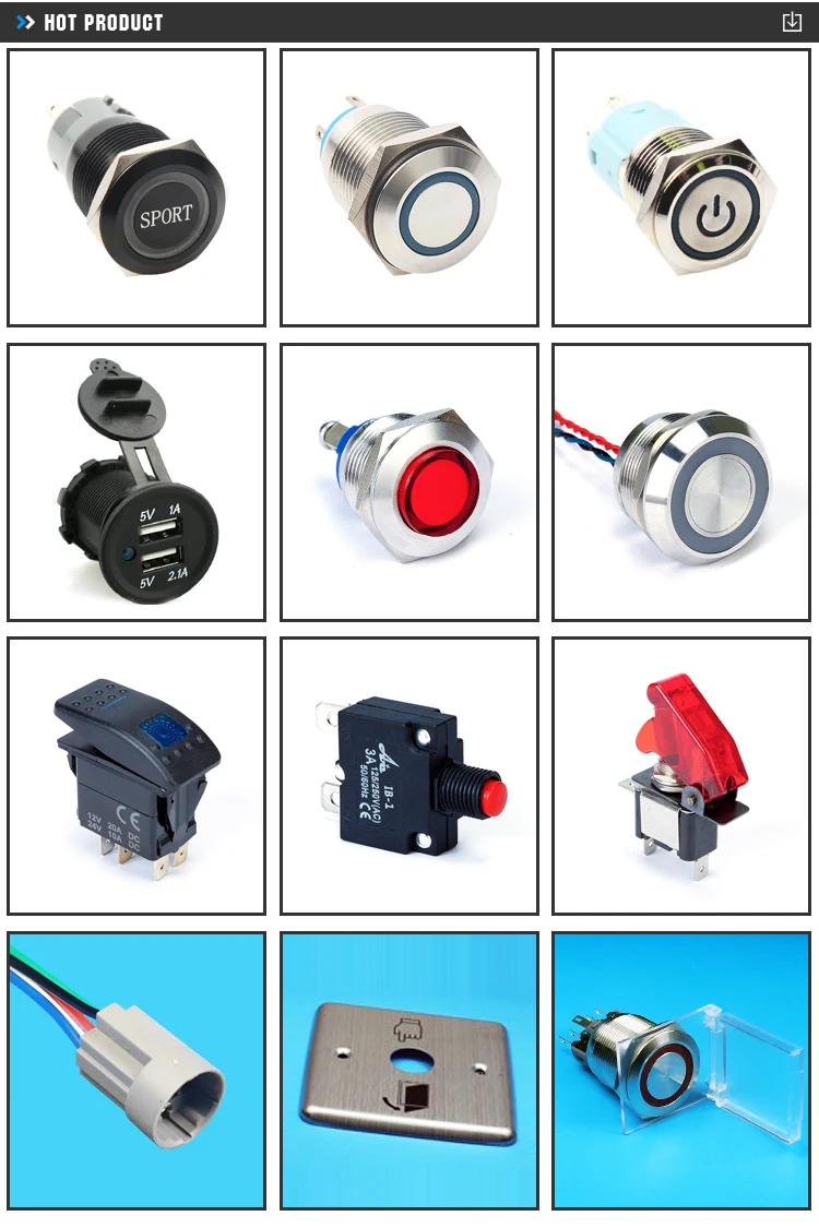 Smart Sensor Button Smart Sensor Switch - 16mm 19mm LED Control Solutions