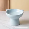 Bol pour chat haut bleu