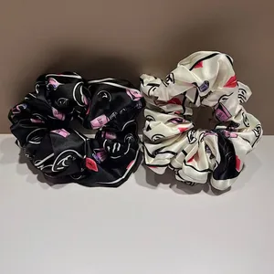 Designer Brand Sweet Forest Floral Letter Ribbon Headband Fashionable and Versatile Fresh Ponytail One Size Gift Wholesale