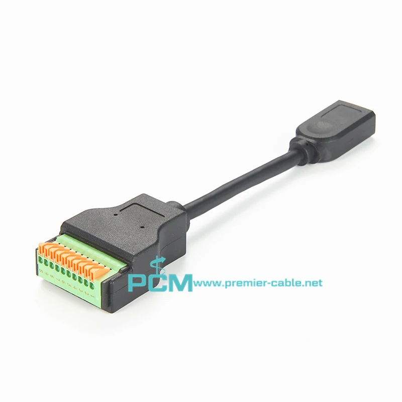 USB-A Female Plug to 10 Pin Terminal Block supplier