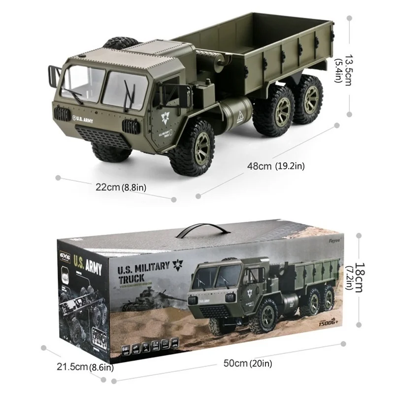 Camera Fayee Fy004a 1/16 2.4g 6wd Rc Car Proportional Control Us Army  Military Truck Rtr Model Toys - Buy Fy004a Rc Camera Truck,2.4g Six Drive  Pickup