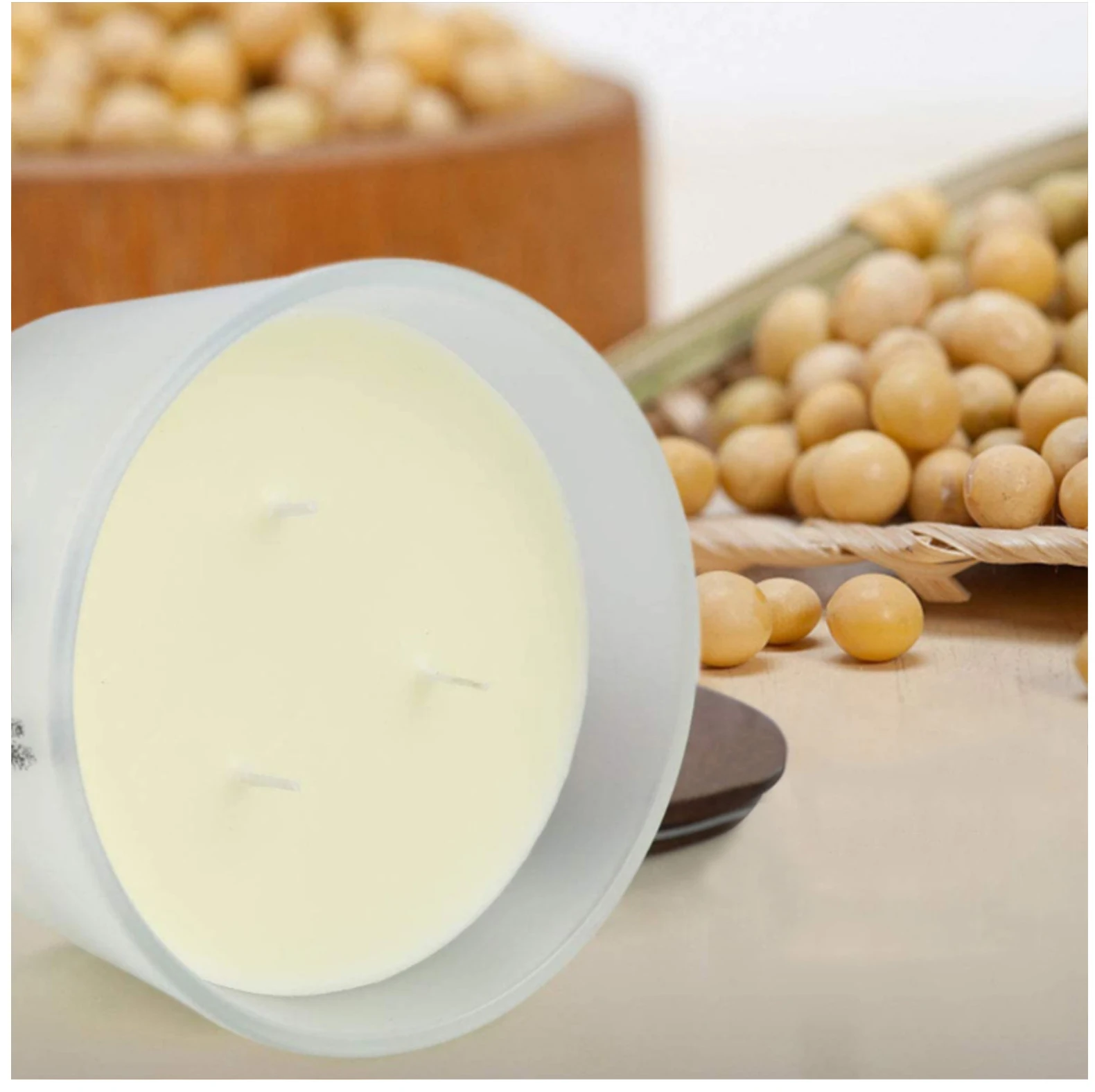 16oz 24oz Matte Black Frosted Candle Vessels Large Glass Container