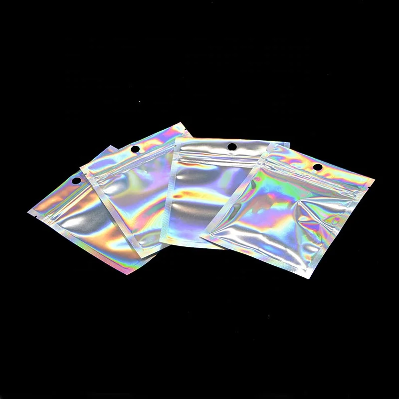 smell proof bag custom holographic
