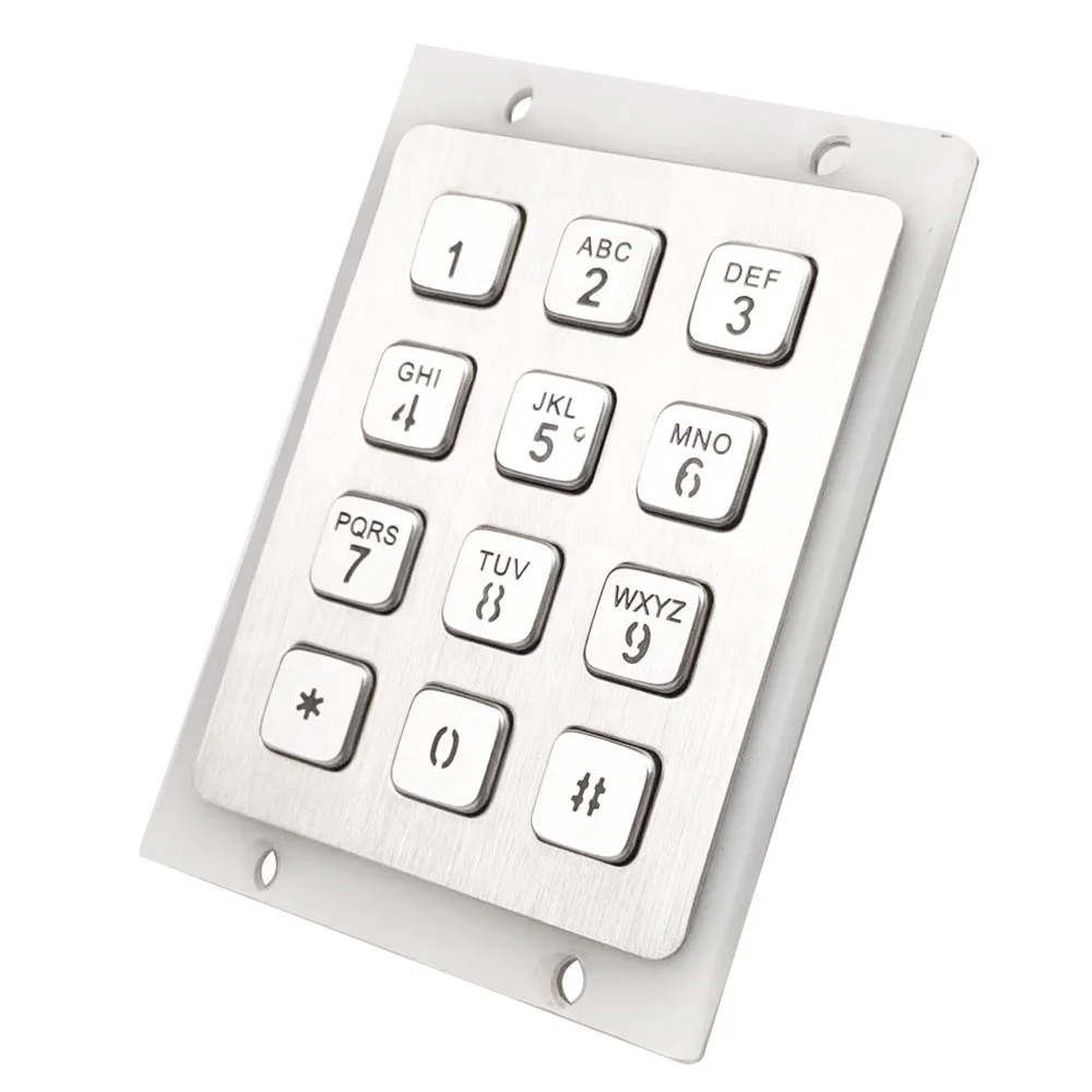 Cheap Rs232 Telephone Entry Led Keyboard Metal 485 Back Lighting Keypad