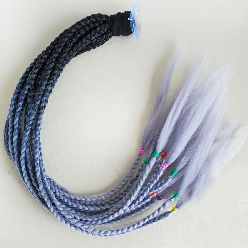 Helmet Dreadlocks Braid For Helmet Colorful Decorations Wig Ski