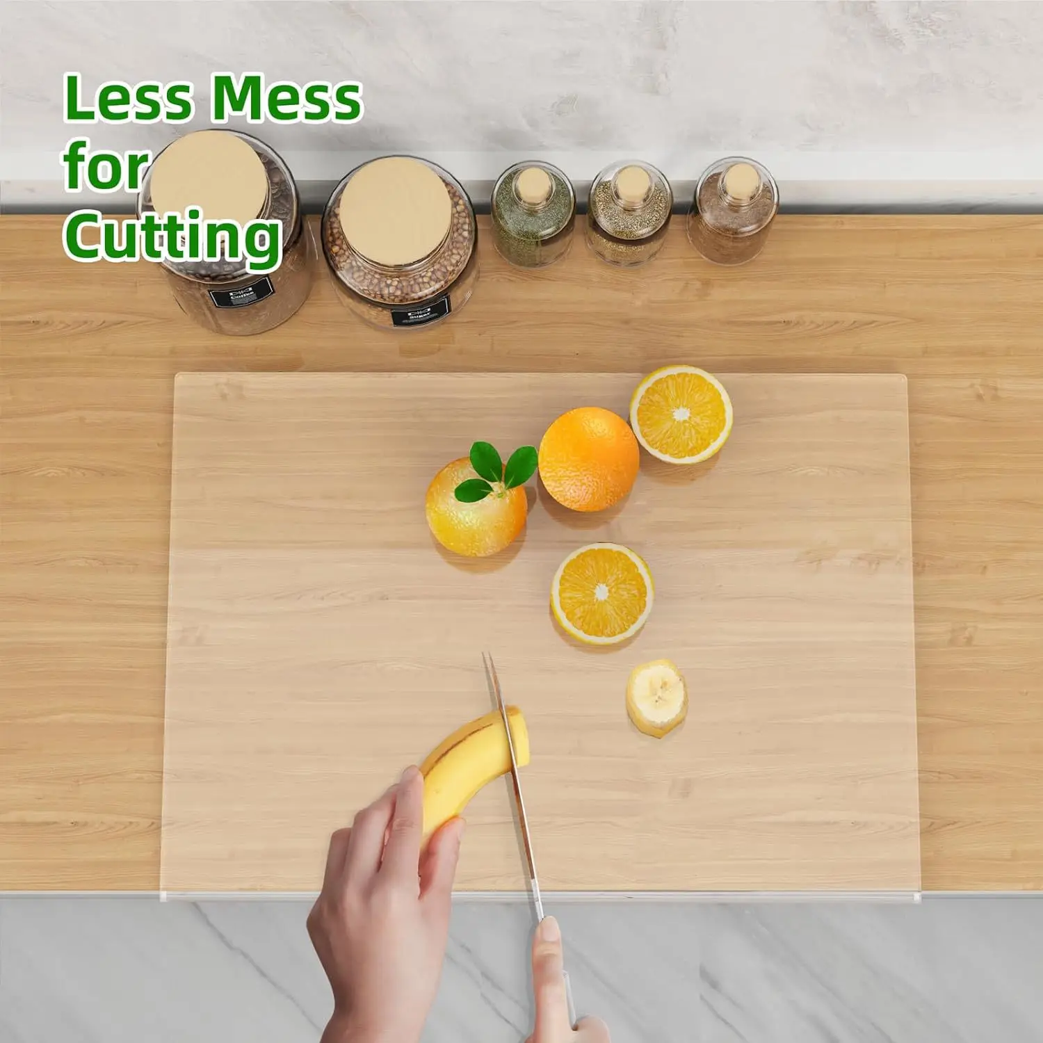 Customized Size and Thickness Transparent Color Brand New Food Grade Acrylic Cutting Board Acrylic