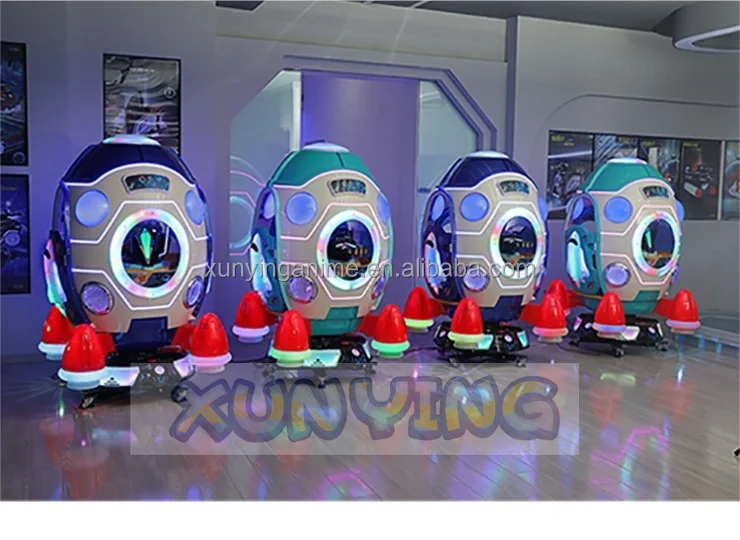 Arcade Games Airplane Rocket Coin Operated Kiddie Rides
