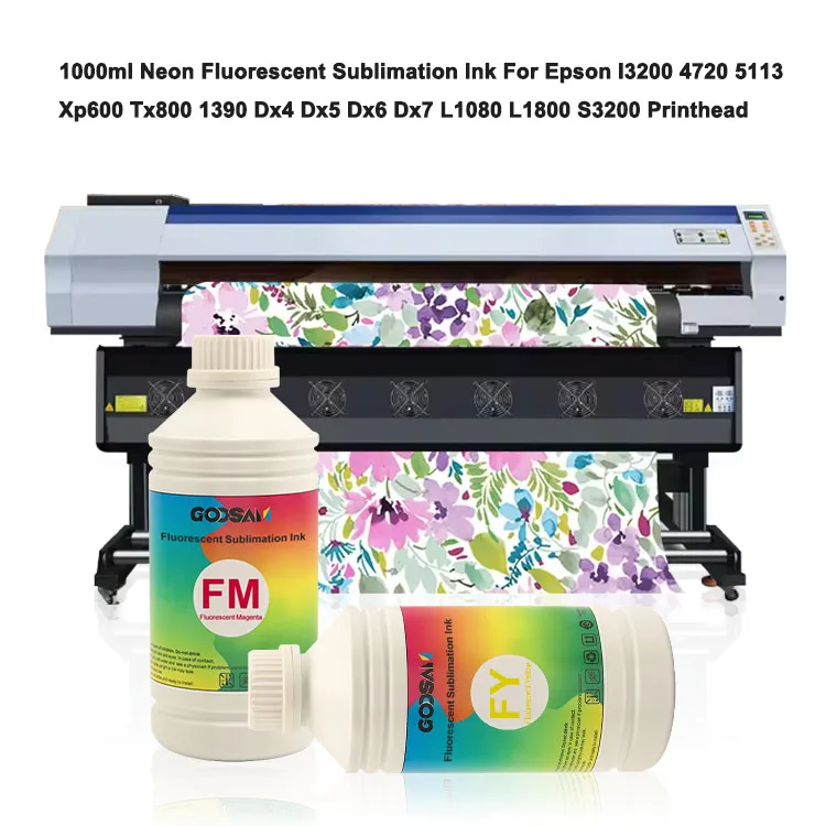 大鳳　フリーイング インクジェットプリンタEPSON DX5 DX6 DX7 I3200用ネオン蛍光染料昇華
