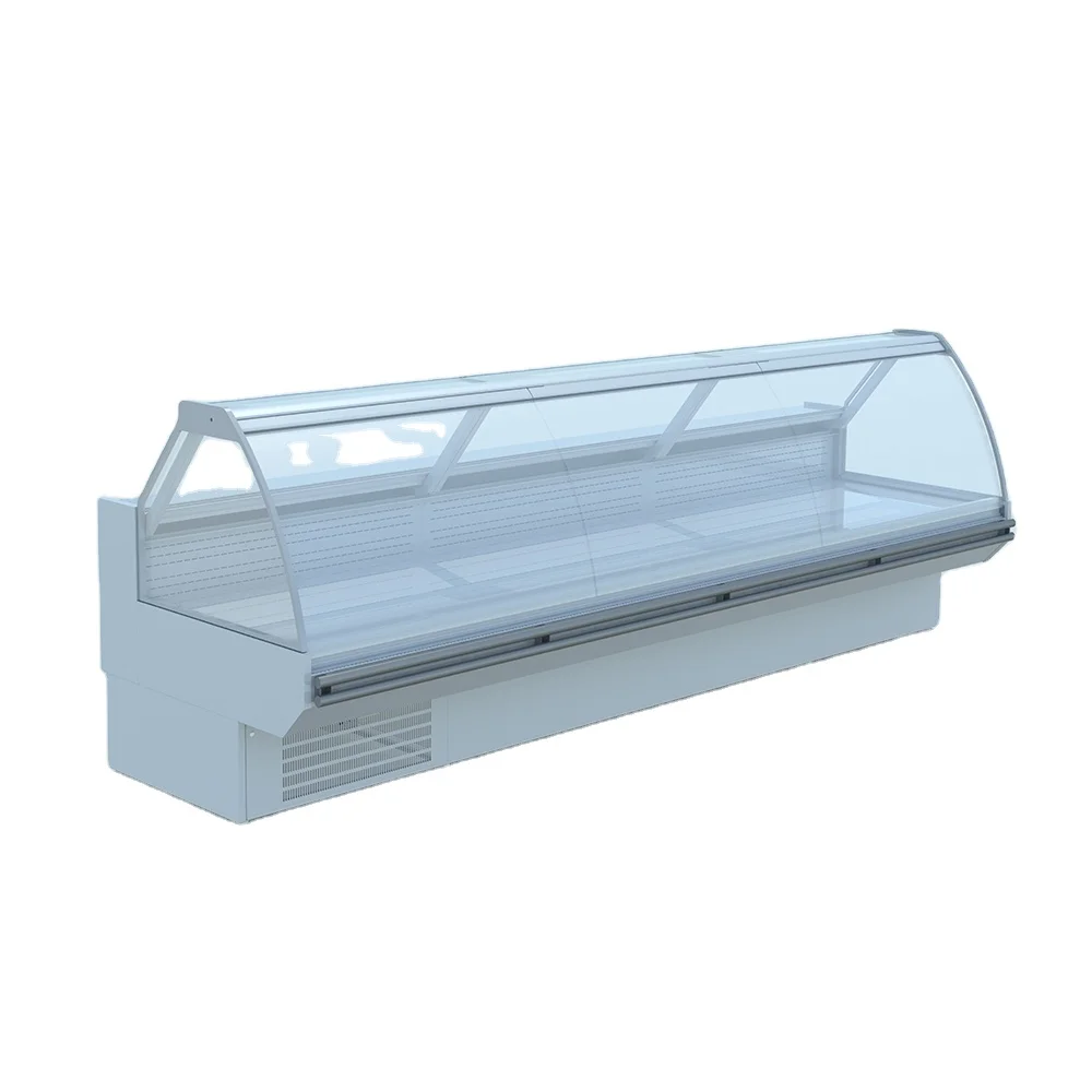 DSA12CCH1 Service Counter Display Fridge Commercial Refrigerator Meat Fish Display Cabinet Freezer Refrigerator