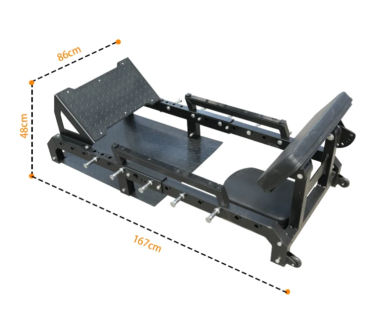 Hip Thrust Machine Station Gluteus Maximus Equipment Fitness Gym For