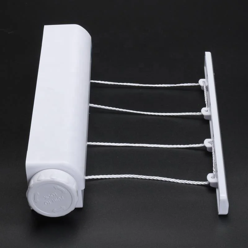 Automatic Extension Retractable 4-Rope 5-Rope Clothes Drying Racks Spring Drying Towel Racks for Laundry for Indoor Outdoor Use