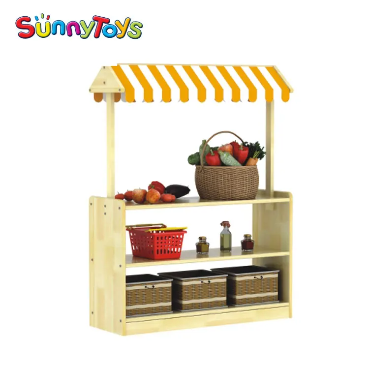 Деревянный шкаф для обуви для дошкольников