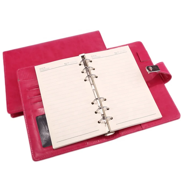 back to school products custom small journal book printing Notebook Exercise Book Recycled Paper Red Notebook Leather Note Book