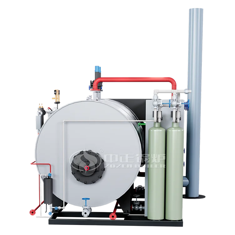 New Design Computer Control Lpg 4 Tons Capacity Light Oil Residual Oil Steam Boiler