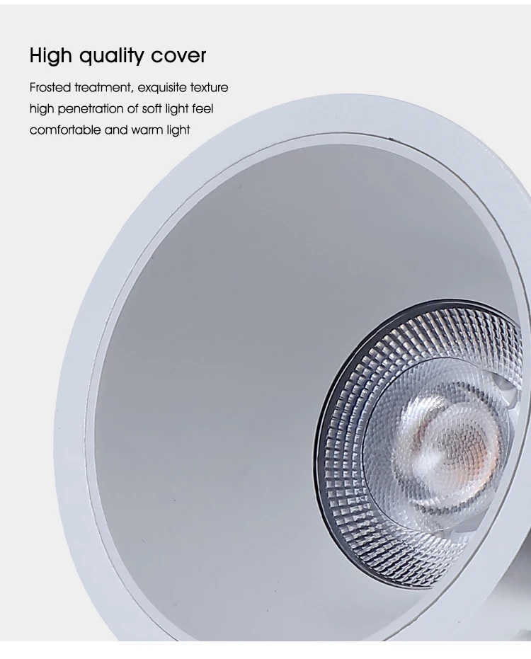 Round Square Ceiling Downlight Bathroom Ip65 Spotlight Waterproof Down