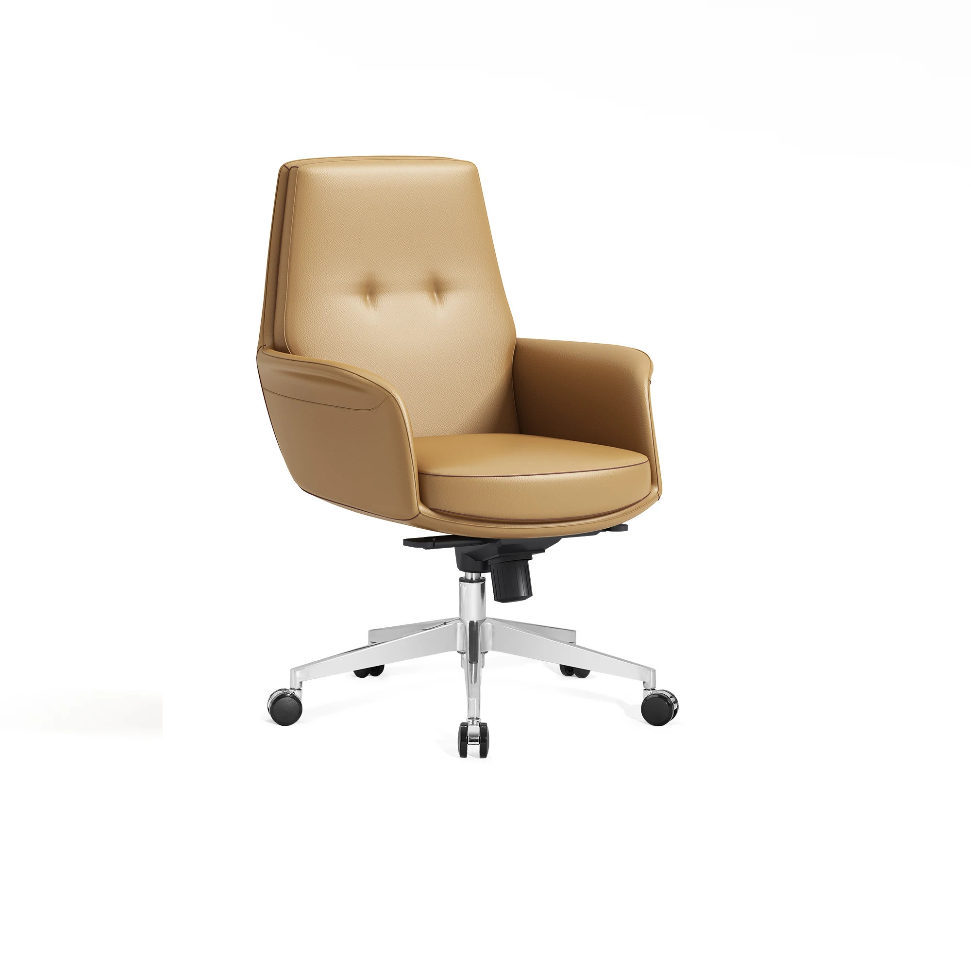 CEO Manager Office Chair Genuine Leather Chair Synthetic Leather Iron Office Furniture Modern Office Building Swivel Chair A1822