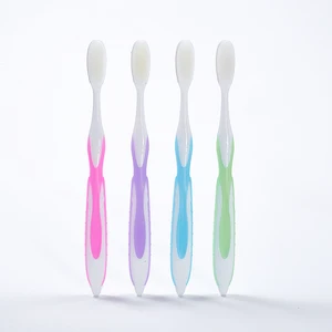 Customized Soft Bristle Manual Toothbrush for Home & Hotel Use Made Chinese Manufacturer Biodegradable Plastic Handle for Adults