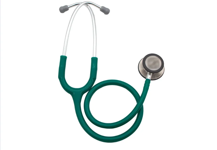 
 Самый популярный двухголовый стетоскоп с нагрудником из алюминиевого сплава, для медицинского или домашнего использования  